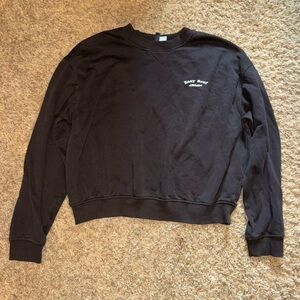 Easy Soul Black Cuffed Sweater